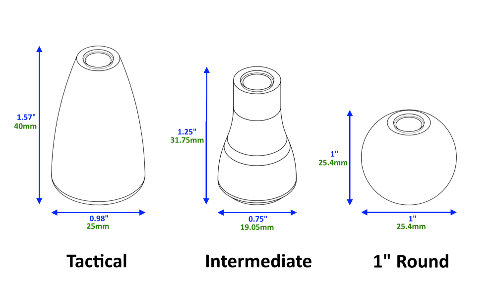 Bolt Knob (Tactical) carbon fiber